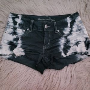 American Eagle Distressed Frayed Shorts
